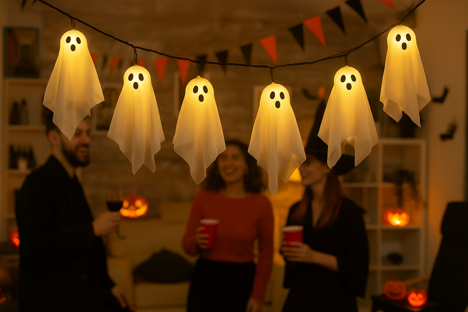👻 Halloween Decorative Lights – Set of 10