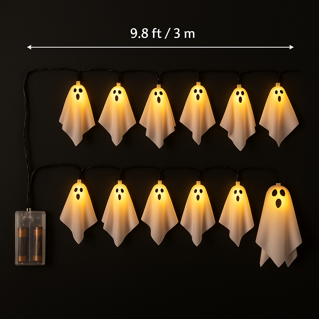 👻 Halloween Decorative Lights – Set of 10