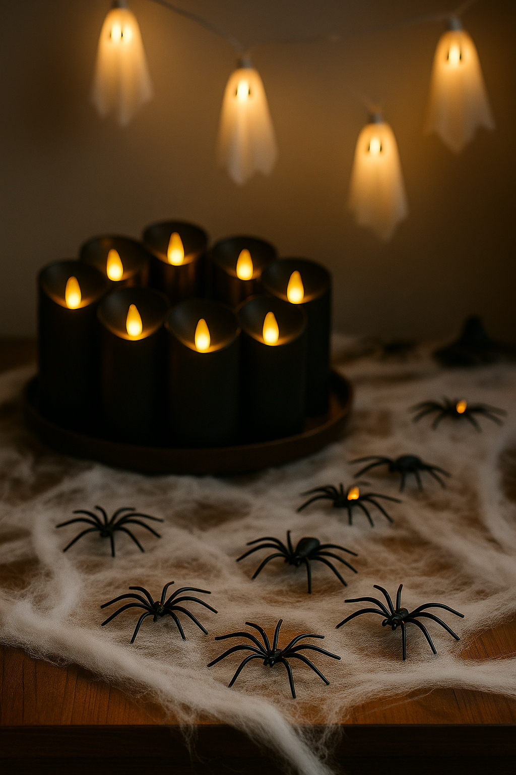 Black Flameless Candles