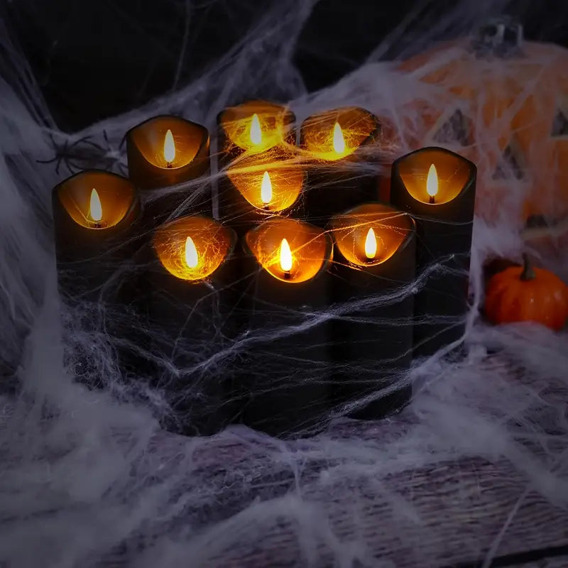 Black Flameless Candles