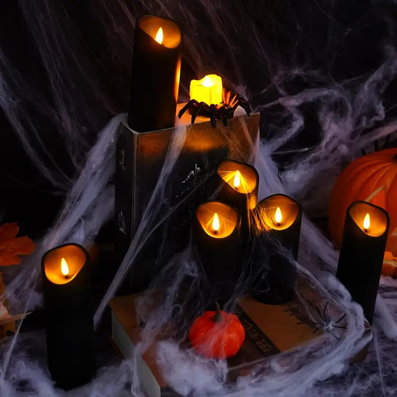 Black Flameless Candles