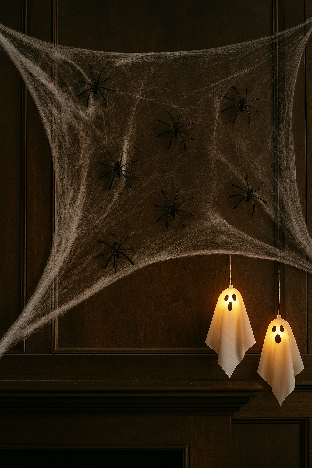 200 Soft Spider Webs Halloween Decorations Bonus with 10 Fake Spiders